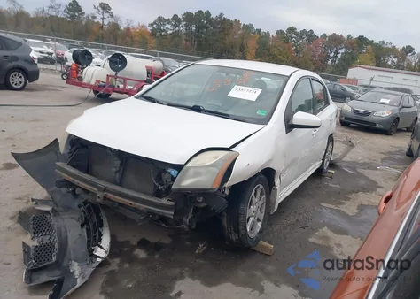 2011 Nissan Sentra 2.0Sr z USA, uszkodzony, nr VIN 3N1AB6APXBL670936